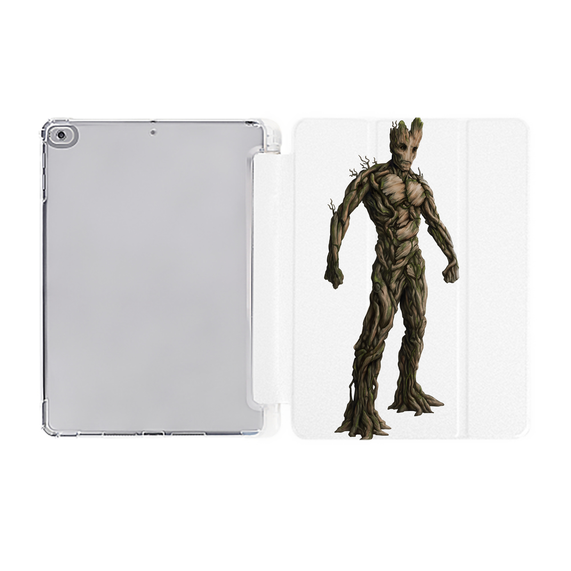 （画像用） アベンジャーズ The Avengers IPad ケース ペン収納付き 三つ折りスタンド PUレザー×シリコン 対応機種9.5/10.5/10.9インチ